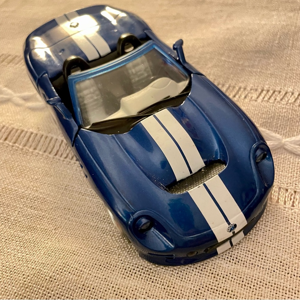 🚙1/32 2000 Shelby Series 1 Convertible Model Car (Met. Blue w/White Stripe)🚙